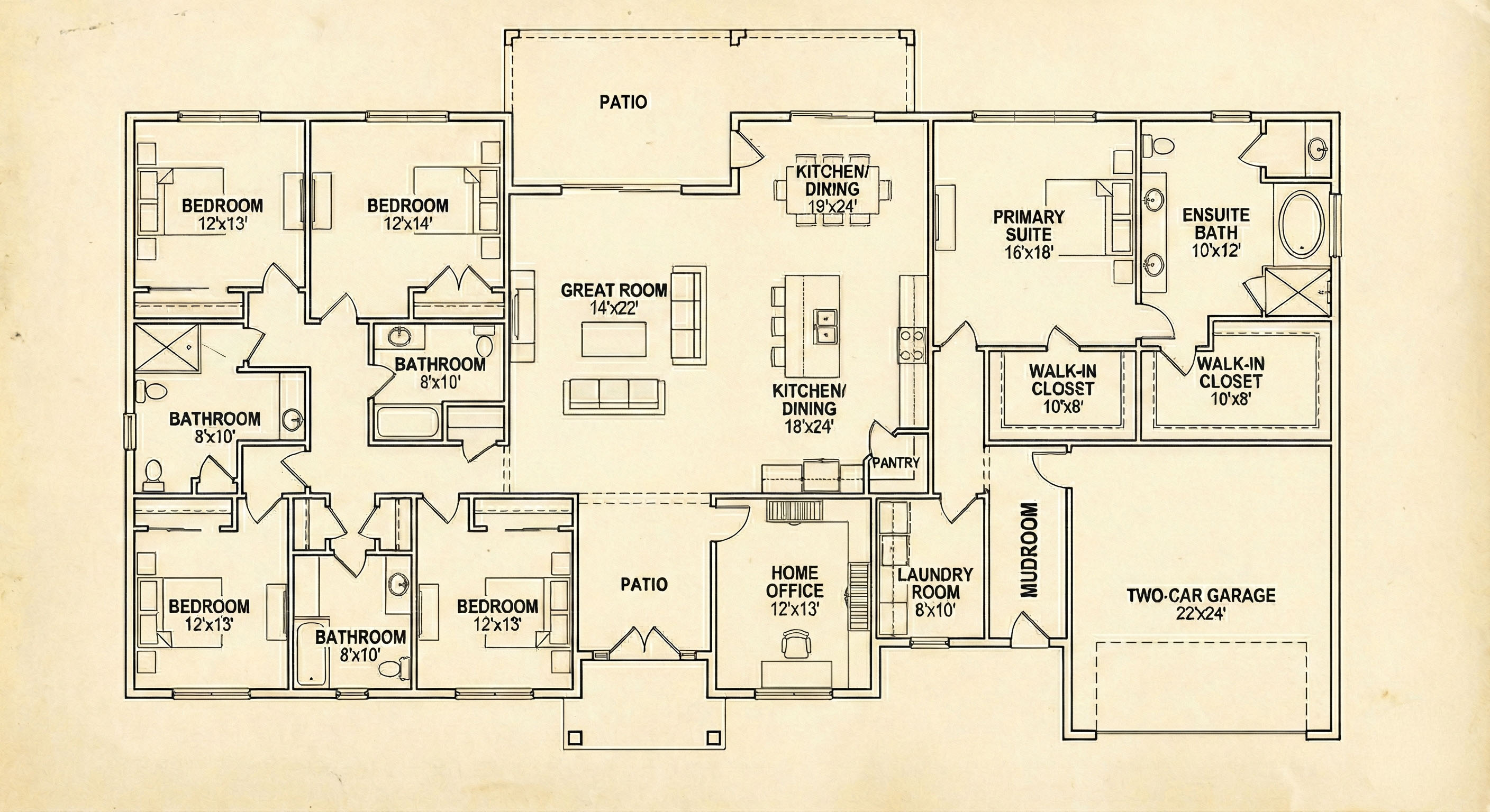 The GeorgeHunt floor plan