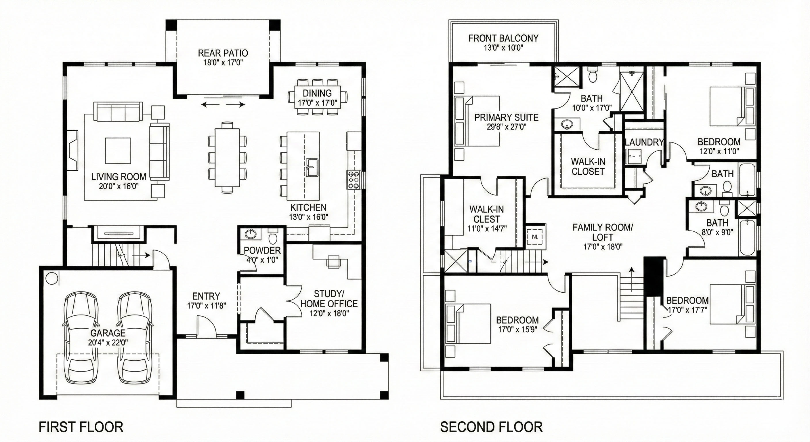 The Modern floor plan