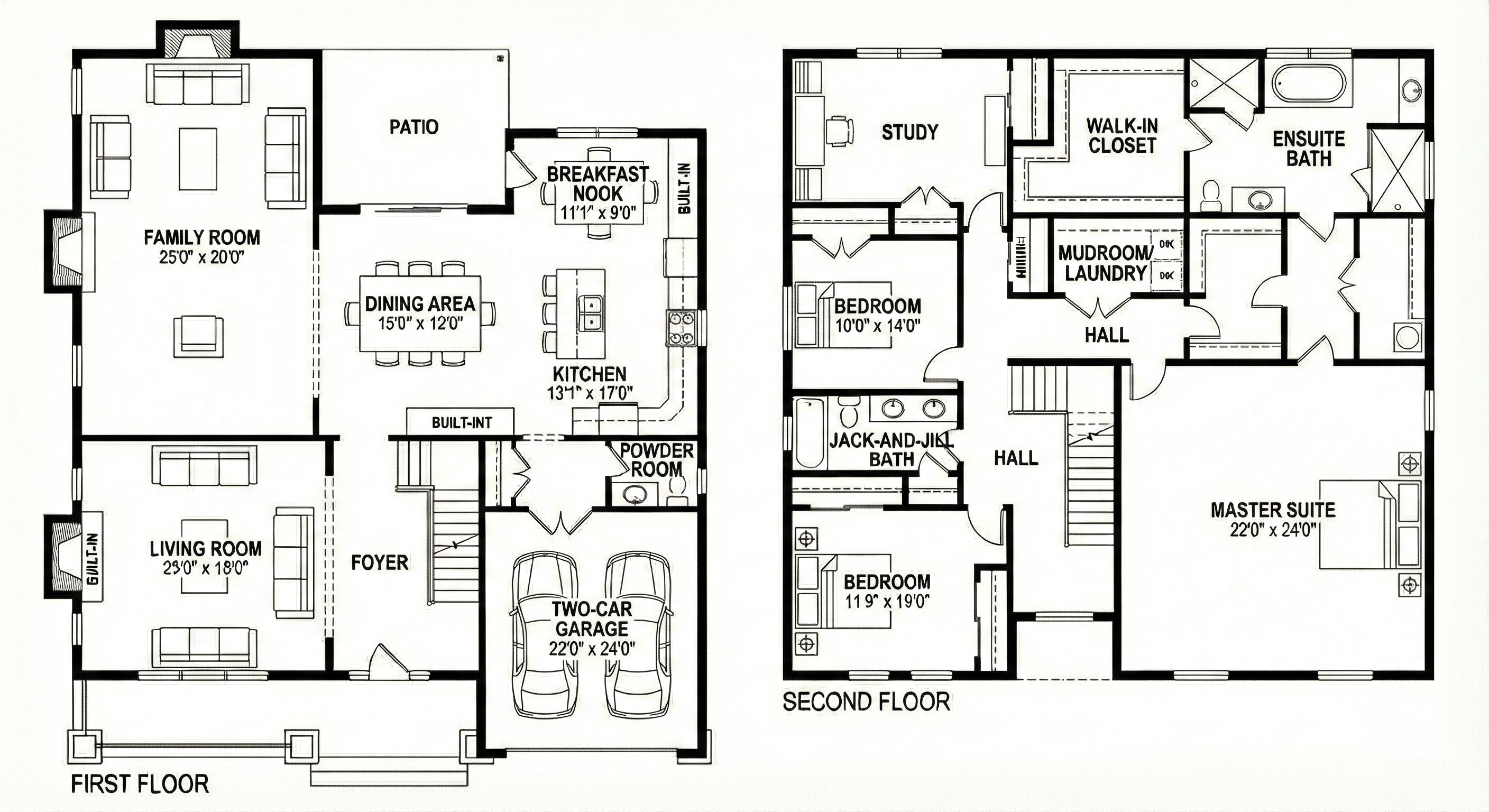 The Ridgefield floor plan